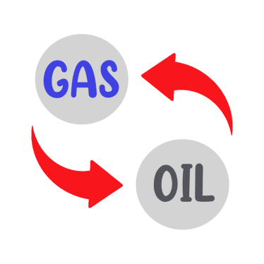 gas to oil conversion